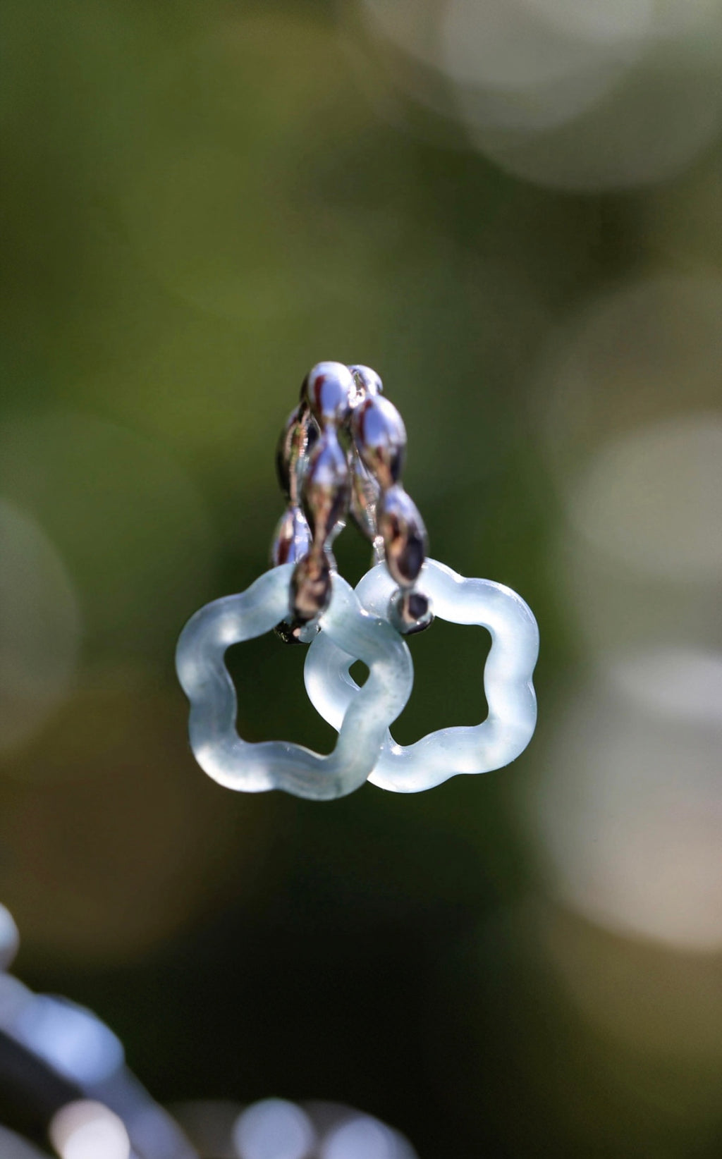 COSMIC BLOOM JADEITE EARRINGS