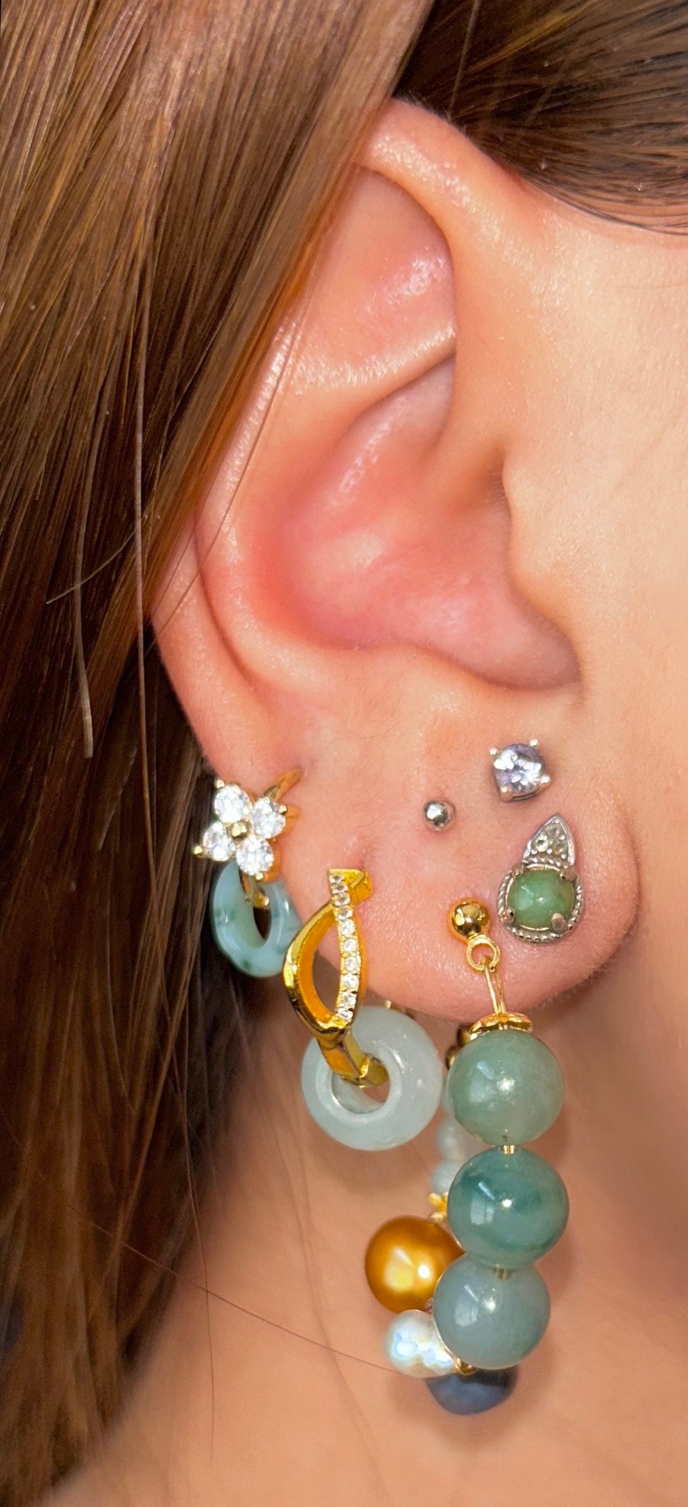 HEAVENLY JADEITE EARRINGS image 5