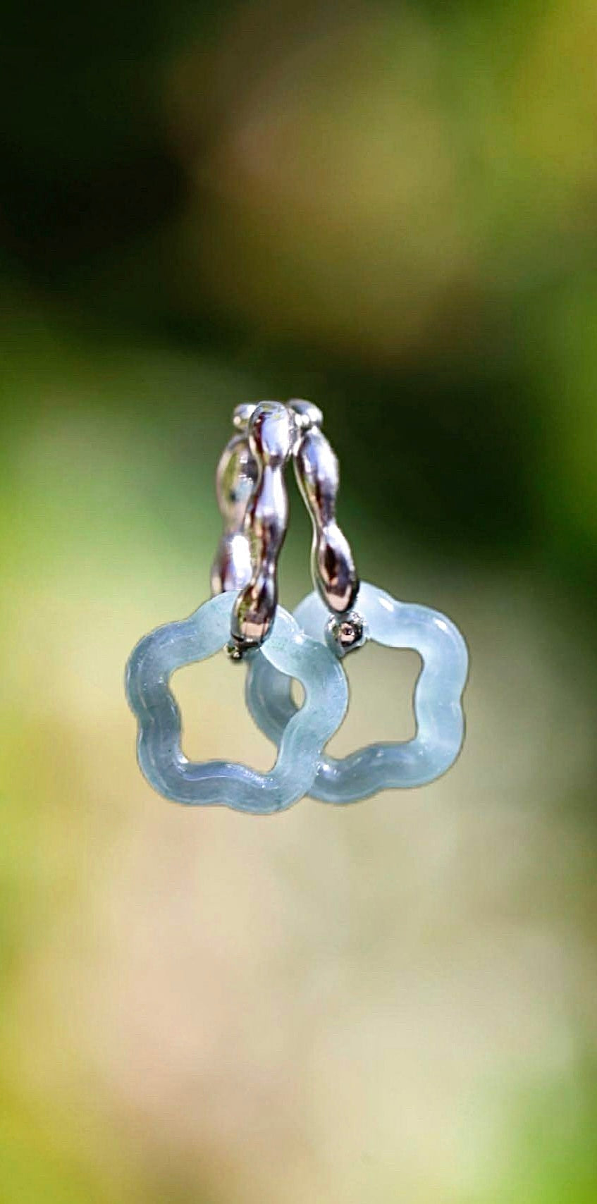 COSMIC BLOOM JADEITE EARRINGS