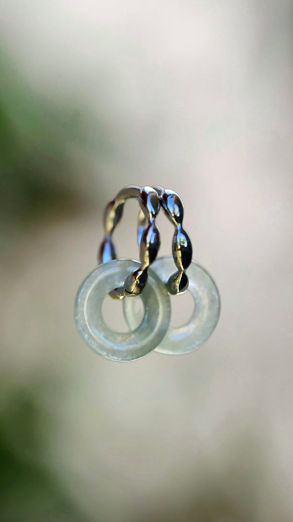 LUMINESCENT JADEITE EARRINGS