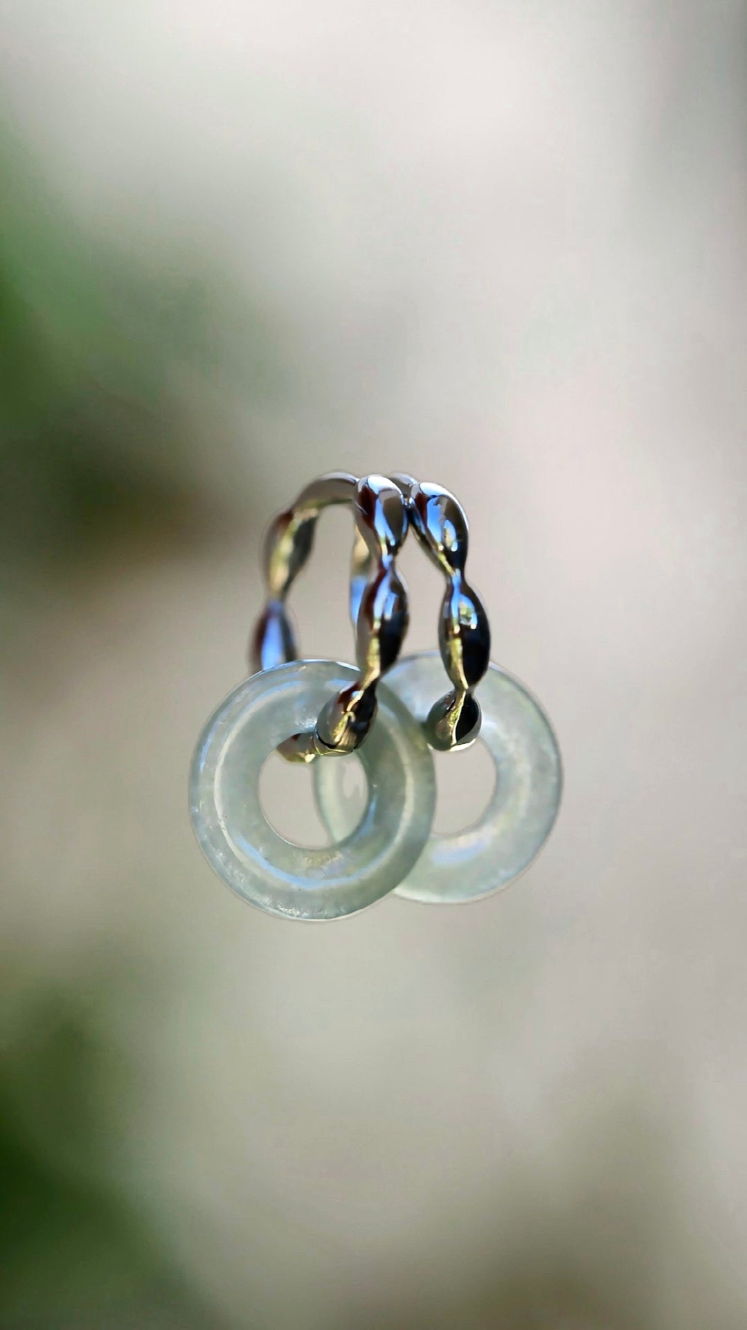 LUMINESCENT JADEITE EARRINGS