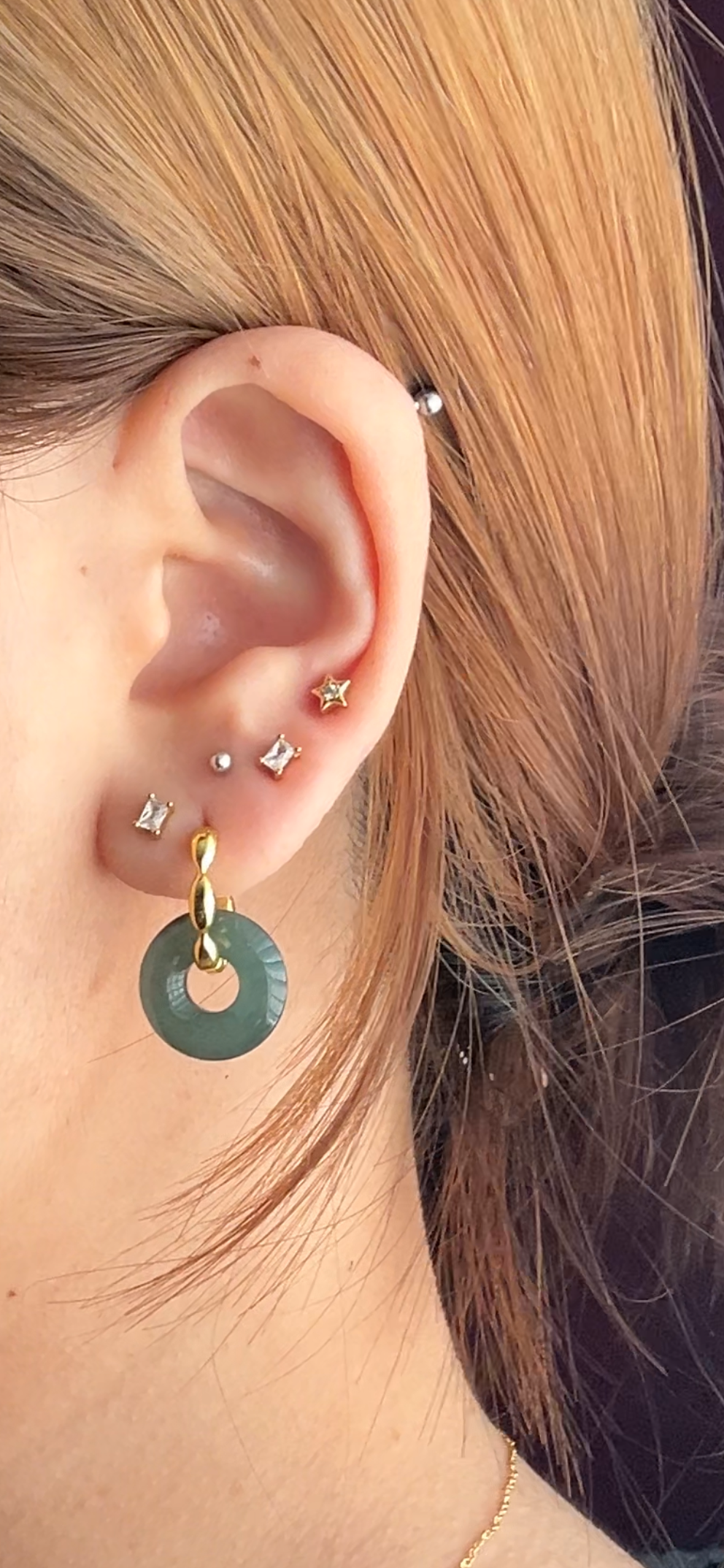 TEAL APPEAL JADEITE EARRINGS