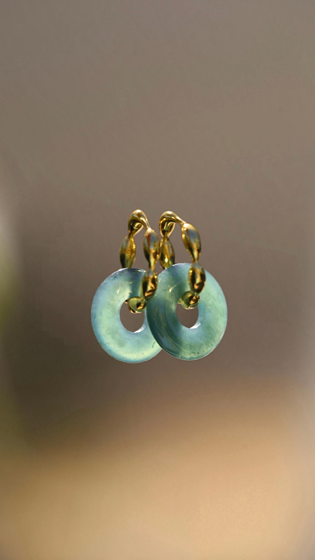 TEAL APPEAL JADEITE EARRINGS