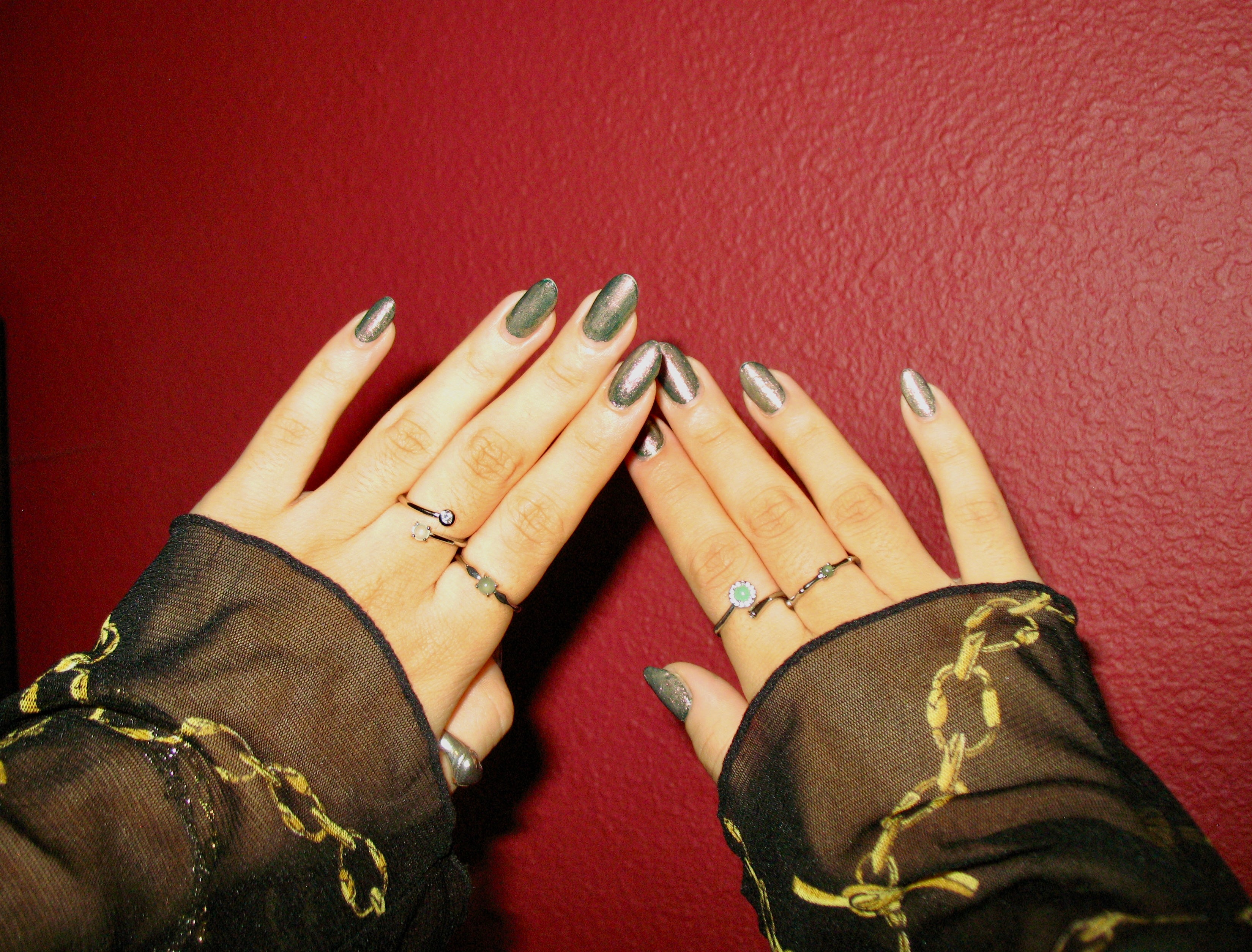 WHITE ICE STARRY JADEITE RING image 2