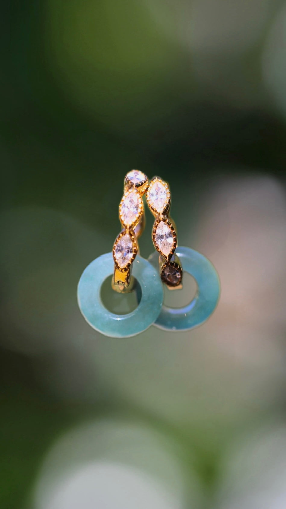 JADEITE ICE PRINCESS EARRINGS