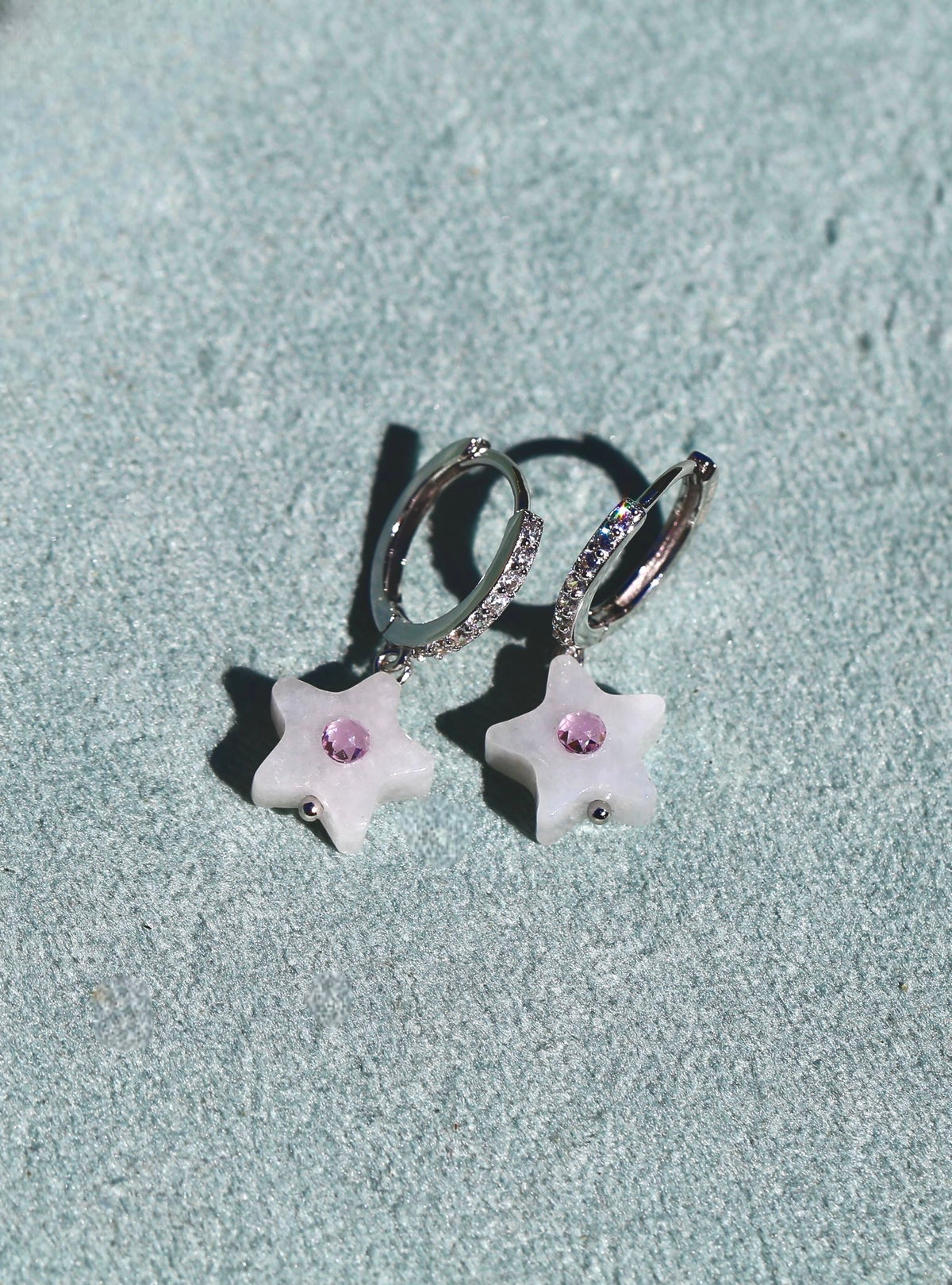 JELLY STAR JADEITE EARRINGS