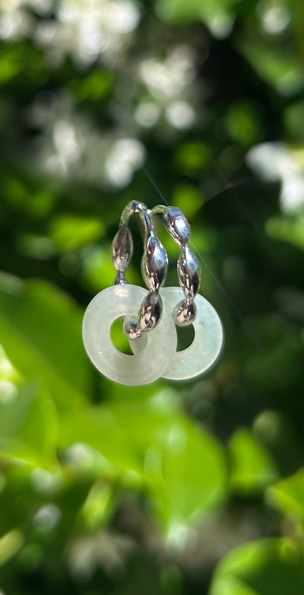 LUMINESCENT JADEITE EARRINGS