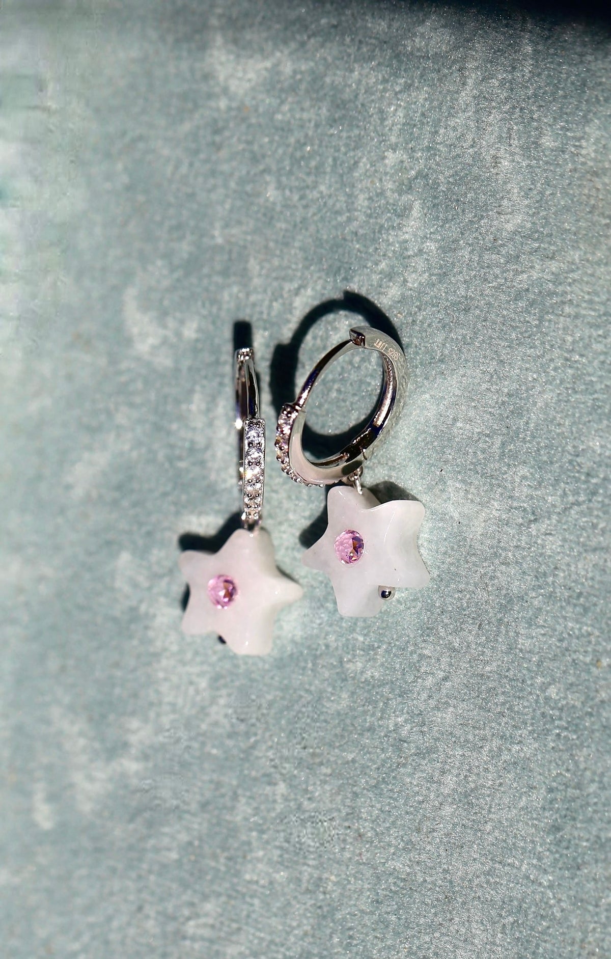 JELLY STAR JADEITE EARRINGS