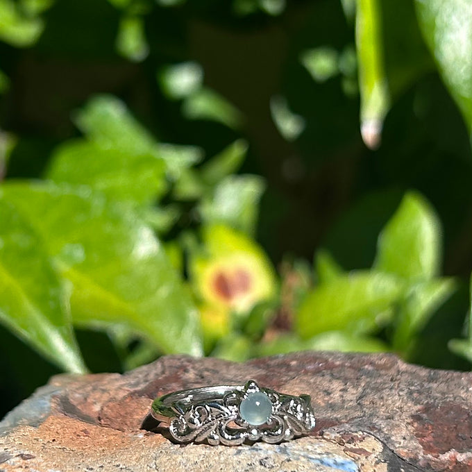 BAROQUE JADEITE RING