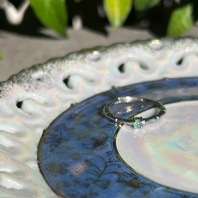 BABY STACKER JADEITE RING