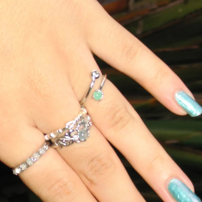 BAROQUE JADEITE RING