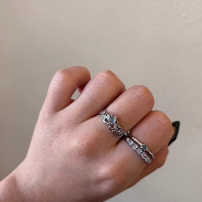 BAROQUE JADEITE RING