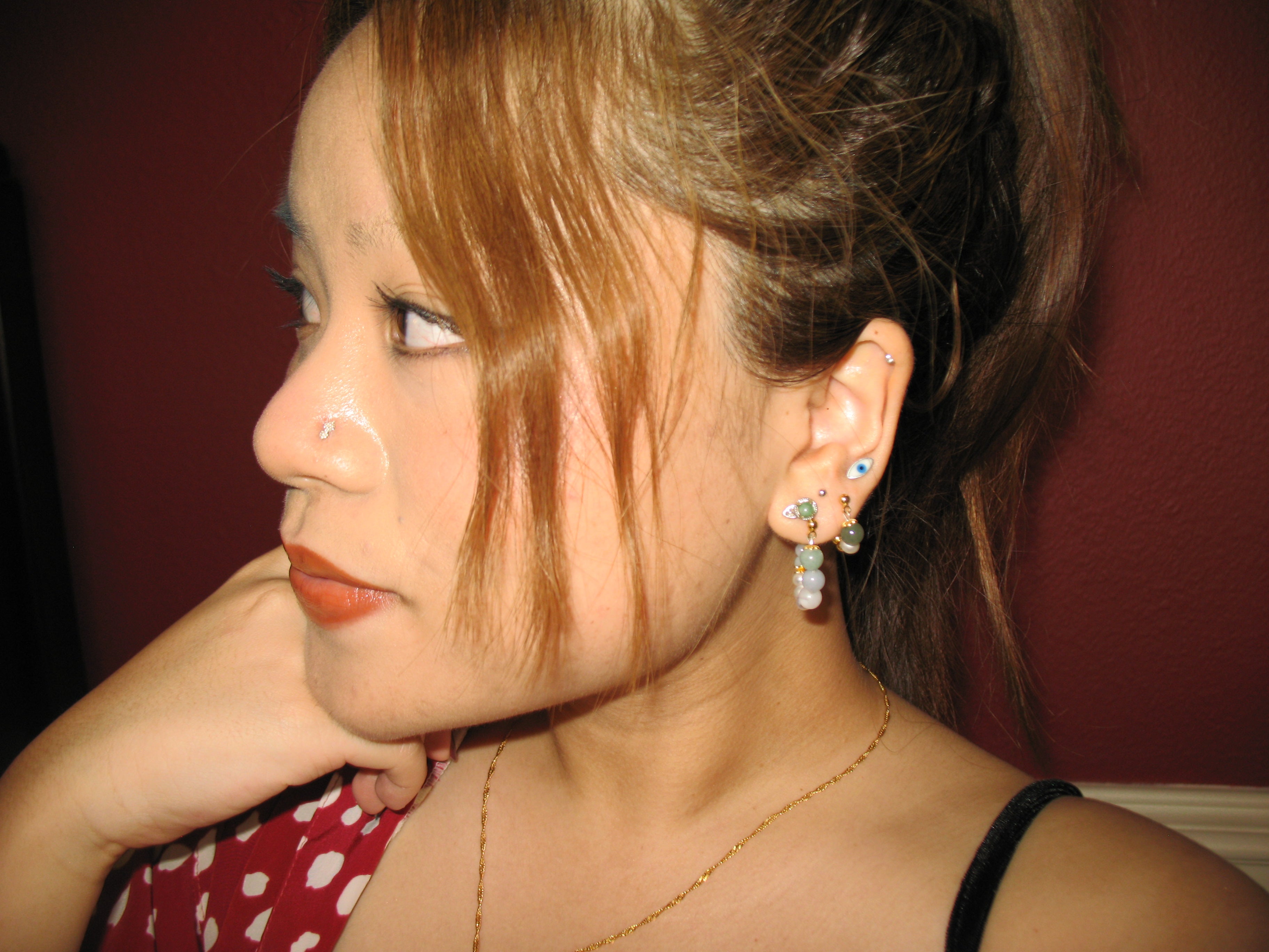 BIRDS OF A FEATHER JADEITE EARRINGS image 4
