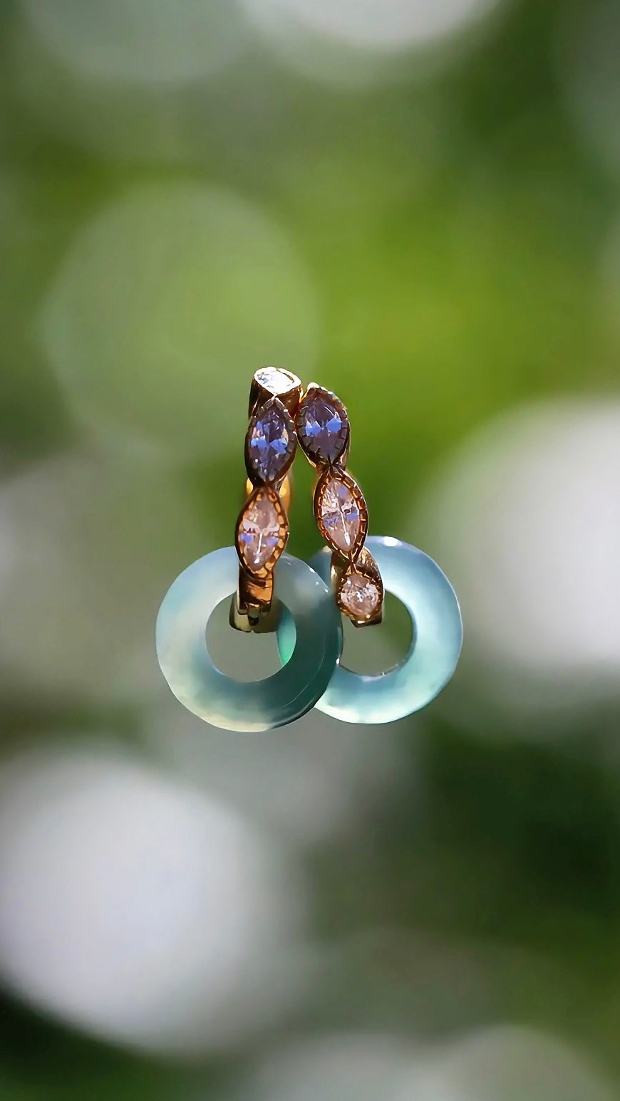 JADEITE ICE PRINCESS EARRINGS