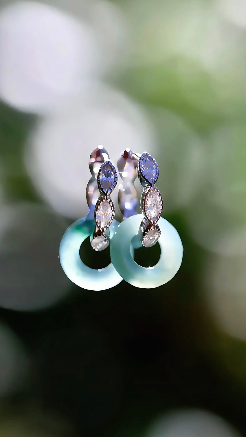 JADEITE ICE PRINCESS EARRINGS