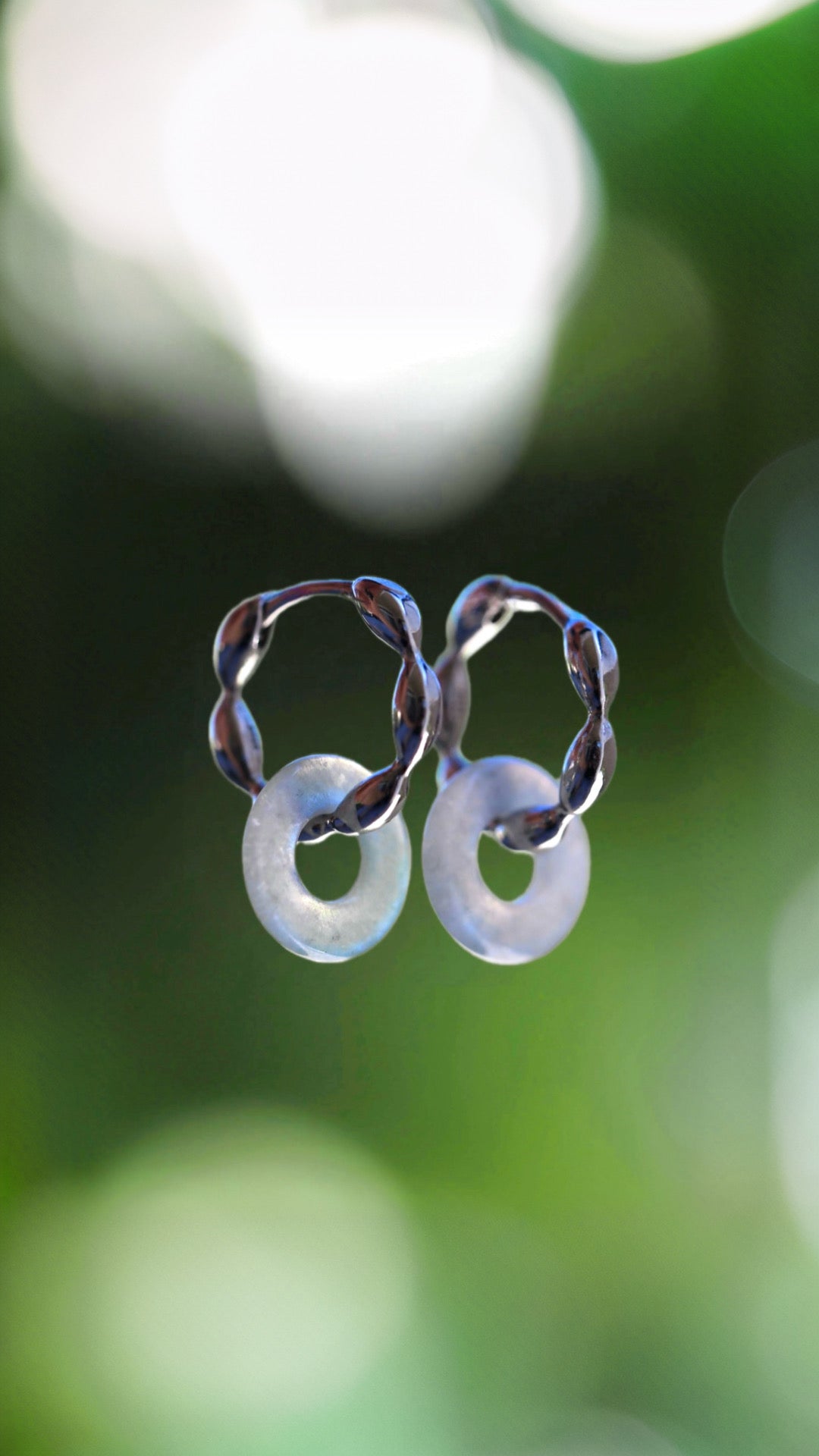 PETITE LUMINESCENT JADEITE EARRINGS