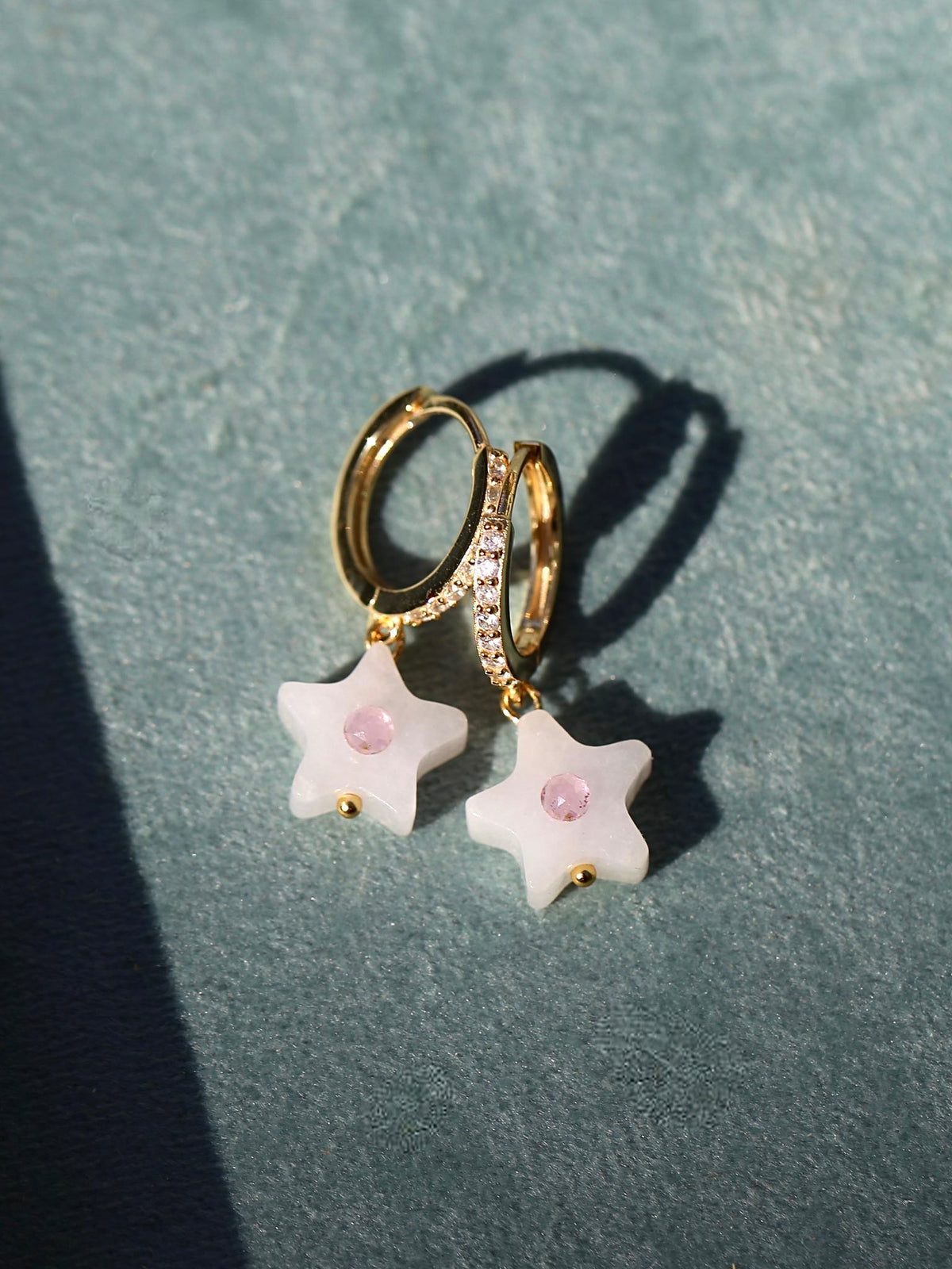 JELLY STAR JADEITE EARRINGS