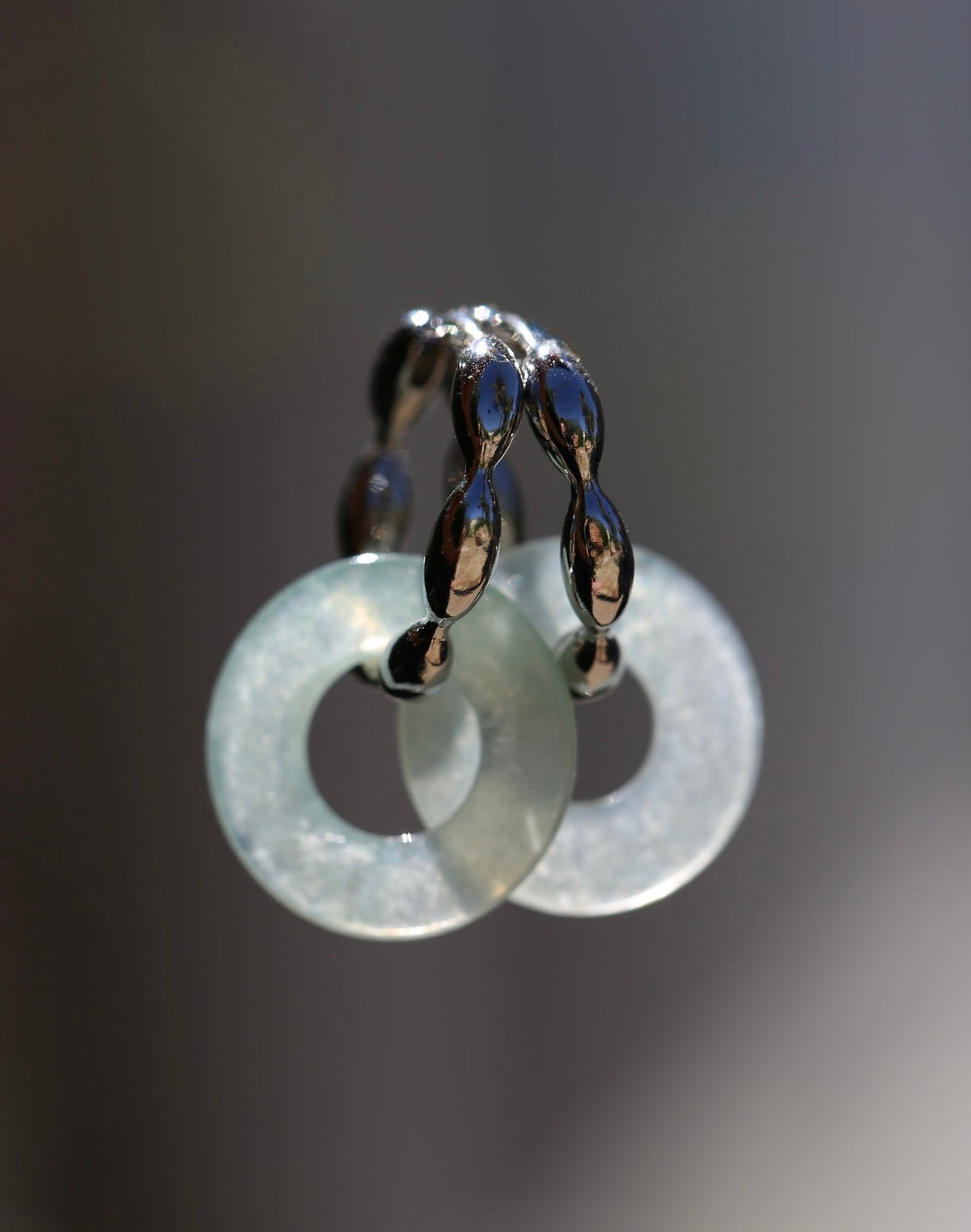 LUMINESCENT JADEITE EARRINGS