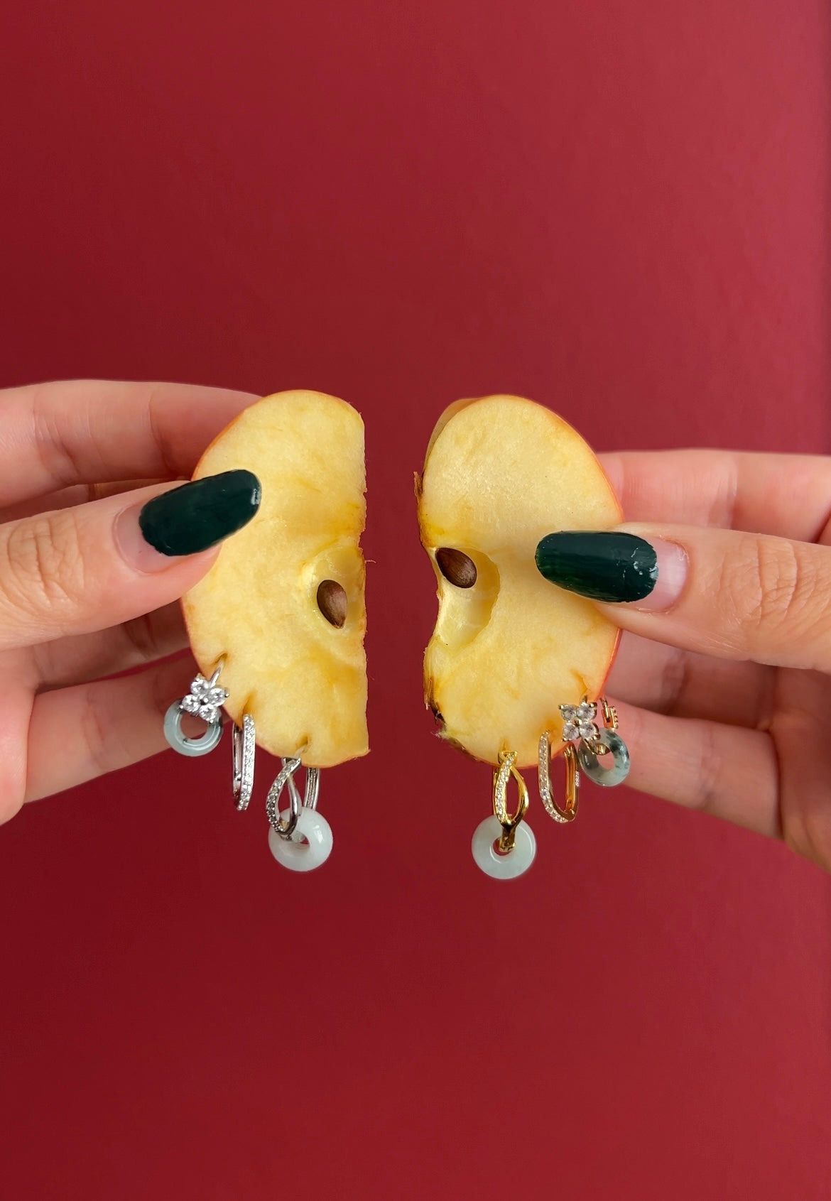 INFINITE JADEITE EARRINGS