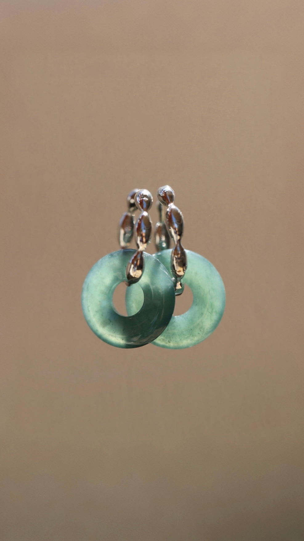 TEAL APPEAL JADEITE EARRINGS