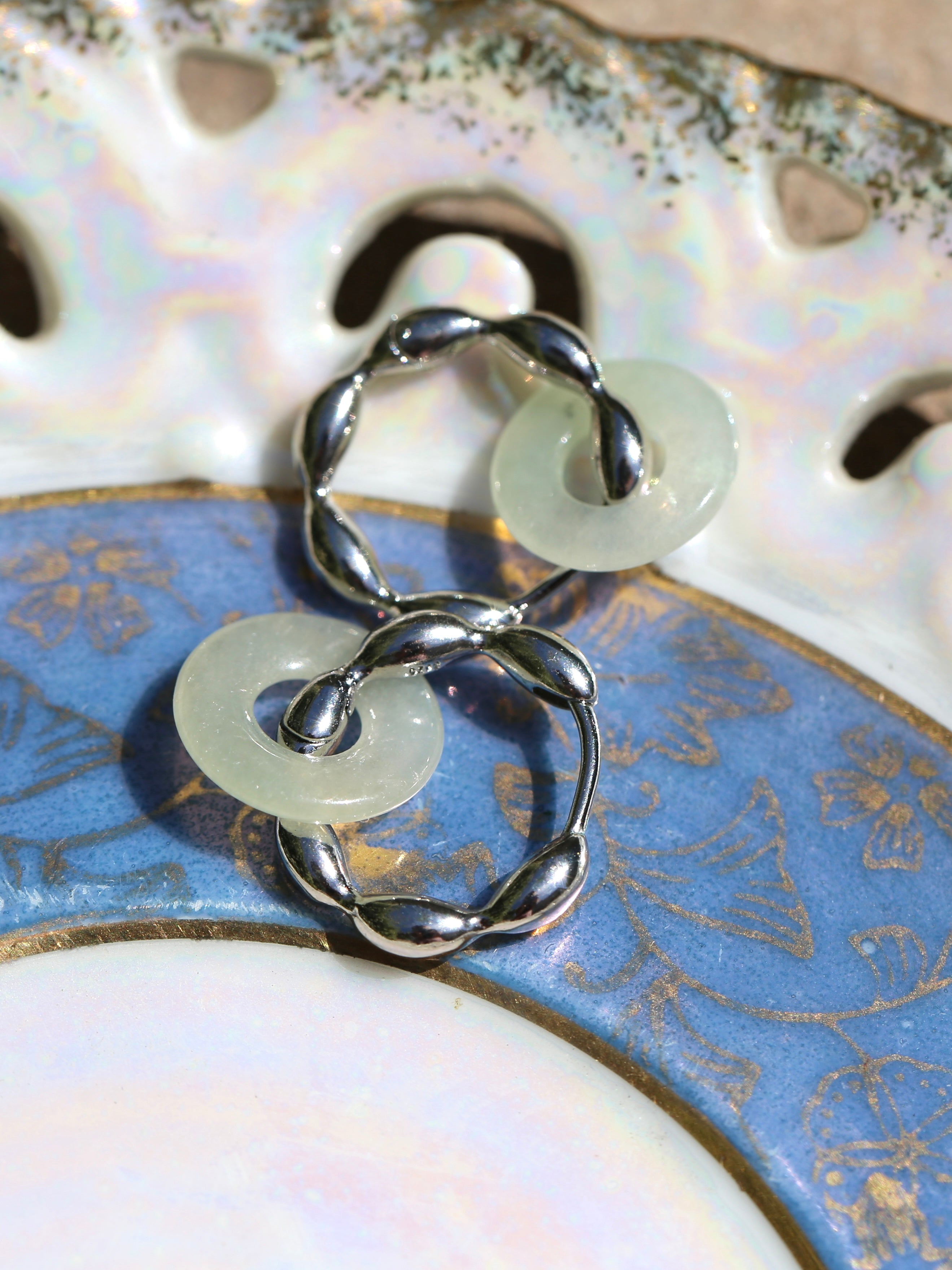 LUMINESCENT JADEITE EARRINGS