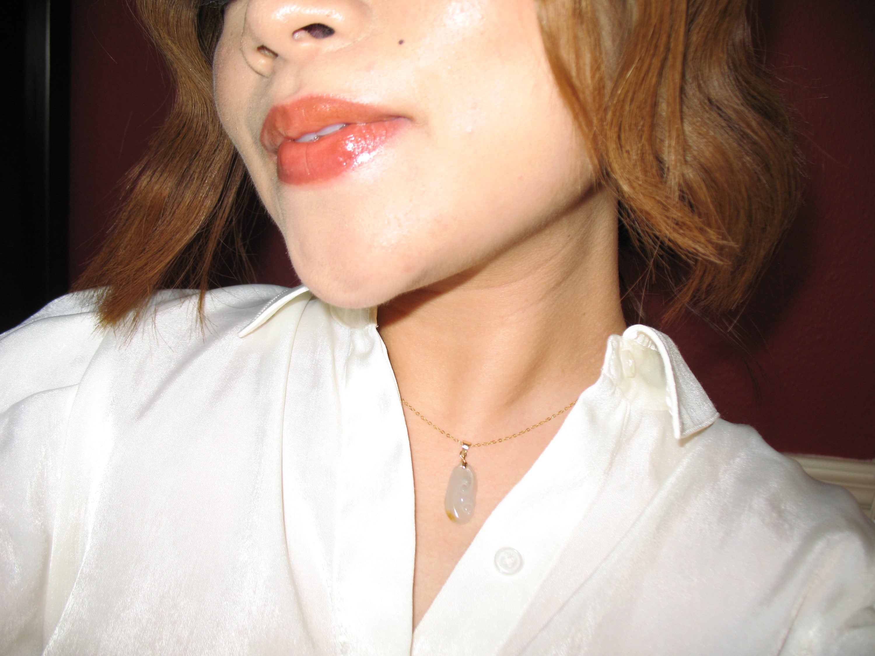 BABY GOLD JADEITE RUYI image 1